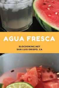 watermelon agua fresca