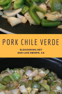 slow cooker pork chile verde