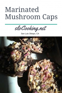 marinated mushroom caps