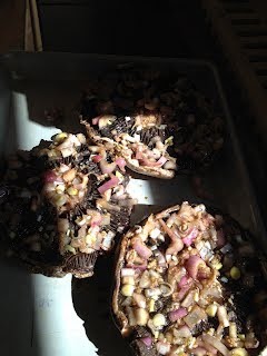 marinated mushroom caps