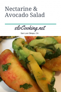 Nectarine & Avocado Salad
