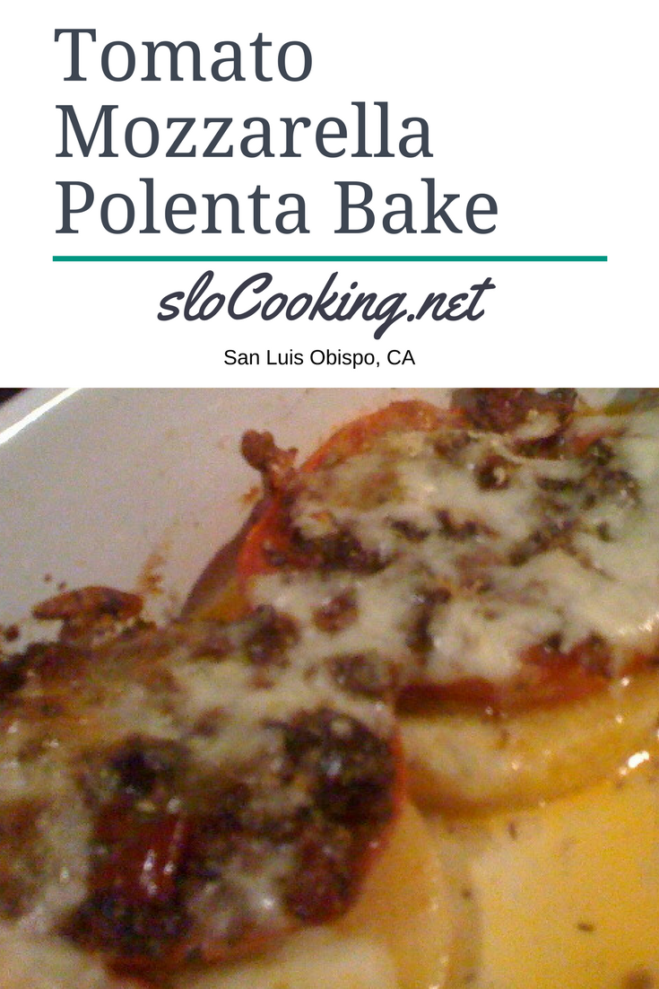 Tomato Mozzarella Polenta Bake sloCooking