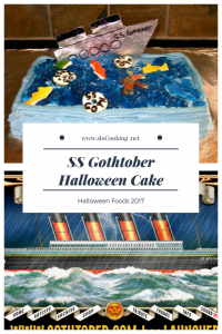 SS Gothtober Halloween Cake sloCooking.net Halloween Foods 2017