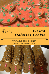 Warm Molasses Cookies from sloCooking.net