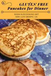 Gluten Free Pancakes for Dinner from sloCooking.net