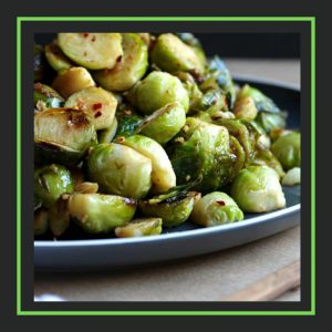 the forked spoon_roasted brussells sprouts_linkparty_slocooking.net