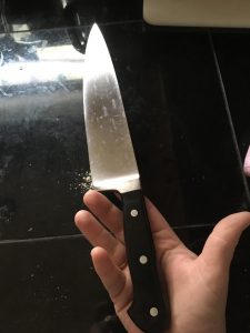 How to measure a chef knife from sloCooking.net