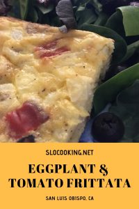 eggplant frittata #slocooking #dairyfree