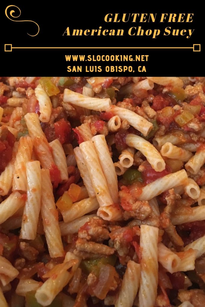 Gluten Free American Chop Suey sloCooking