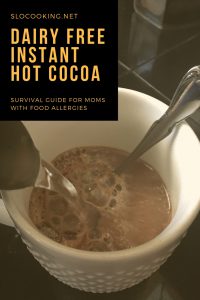 Dairy Free Powdered Hot Chocolate Mix from sloCooking.net #dairyfree #drink