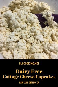 Dairy Free Cottage Cheese Cupcakes from sloCooking.net #breakfast #dairyfree #baking