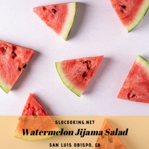 sloCooking recipe Watermelon Jicama Salad
