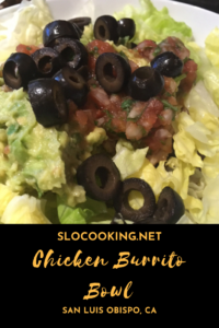 sloCooking chicken burrito bowl recipe pin