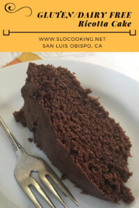 gluten free ricotta cake from sloCooking