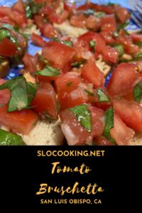 Tomato and basil bruschetta by sloCooking