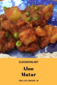 Aloo Matar by slocooking.net #slocooking #indianfood #familyfriendly #easyrecipe